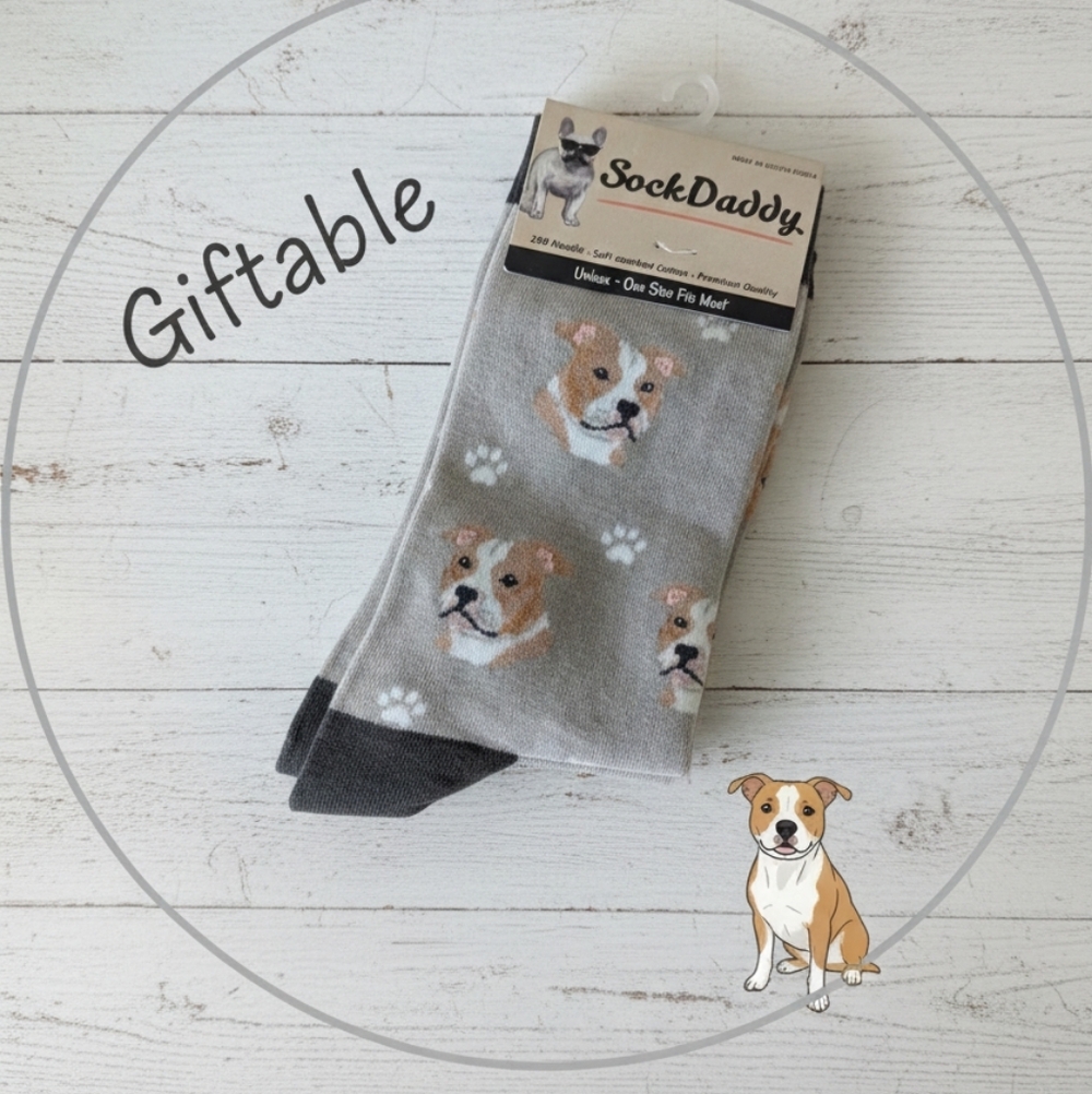🛍️ Bundle Savings  🐾 NWT SockDaddy PitBull Edition - Unisex Crew Socks 🐾